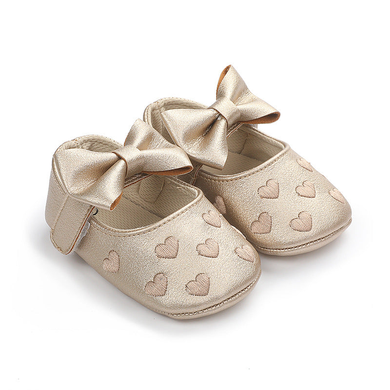 Infant Baby Girls Mary Jane Flats with Soft-soled Anti-slip Design