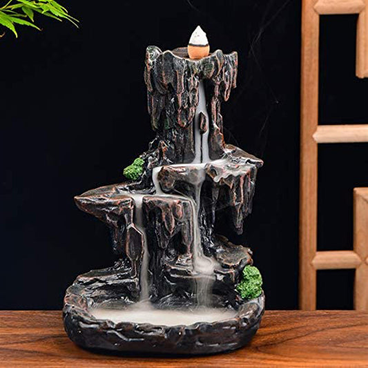 Resin Backflow Incense Burner - Waterfall Incense Holder