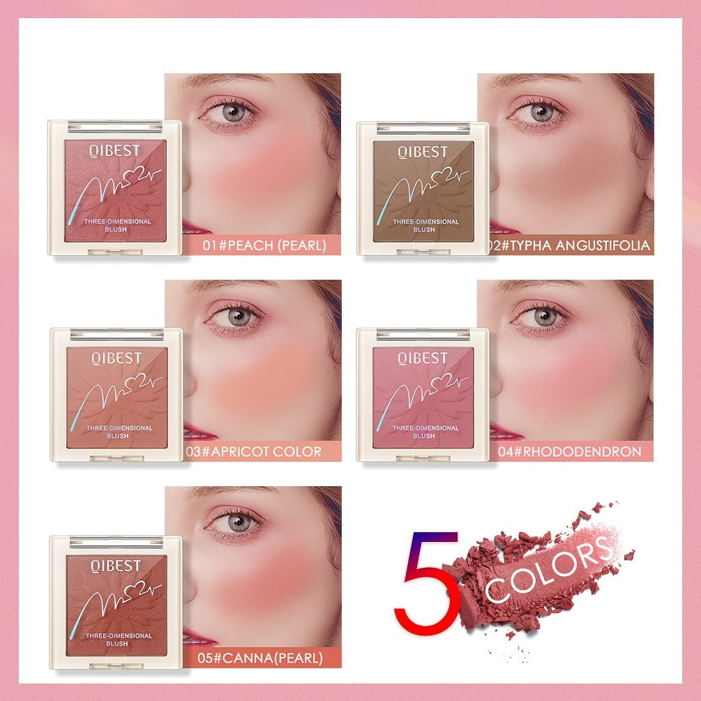 Makeup Palette - 5 Color Face Pigment Cheek Blusher Powder