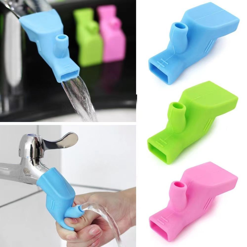 3-Pack Silicone Sink Faucet Extenders for Children