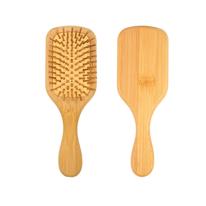 Large Wooden Hair Comb for Scalp Massage and Increased Volume