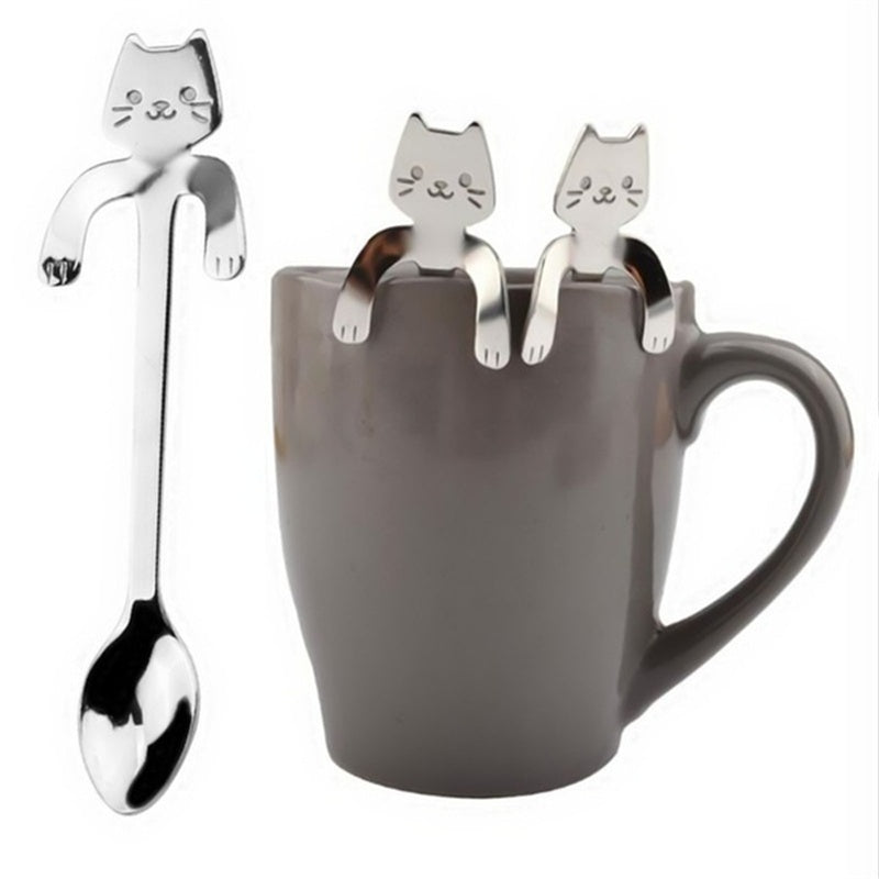 1pc Cute Cat Spoon - Fun Kitchen Gadget