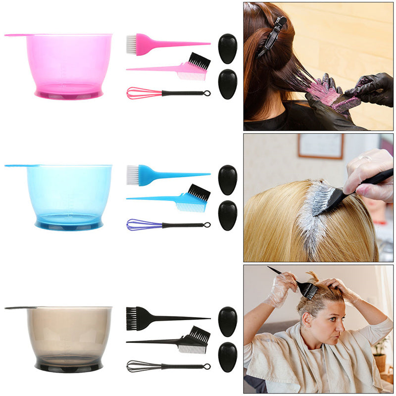 5PCS Hair Color Dye Bowl & Brush Tool Kit