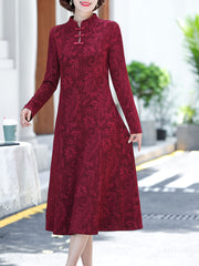 Elegant Long Sleeve Dress for Women