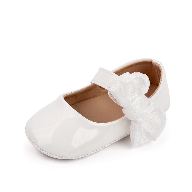 Infant Baby Girls Mary Jane Ballet Flats with Bow Decor