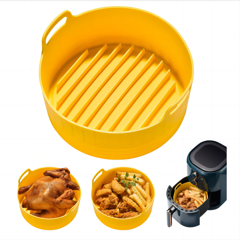 7.5 inch/9.5 inch Silicone Air Fryer Pan