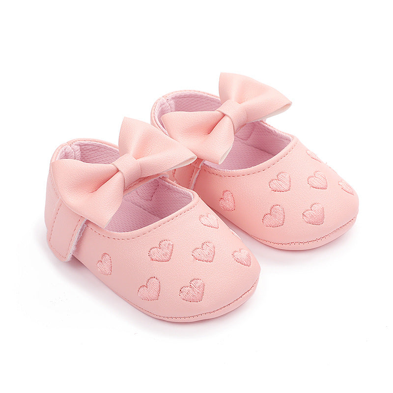 Infant Baby Girls Mary Jane Flats with Soft-soled Anti-slip Design