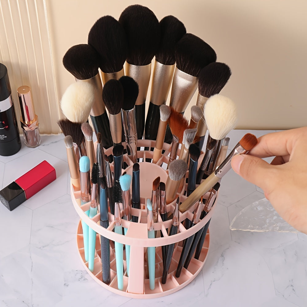 Makeup Brush Storage Rack: Lightweight and Stylish Display Stand for Organizing Eyebrow Pencils, Cosmetic Brushes, and More