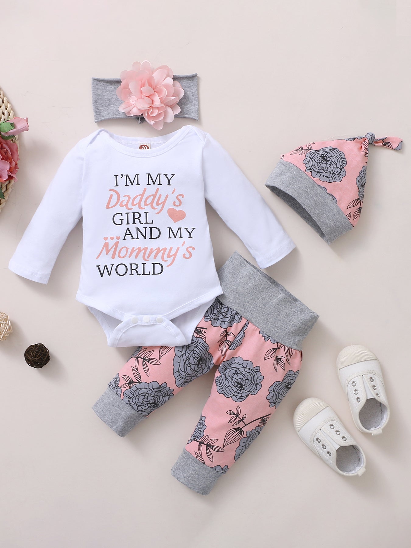 Newborn Baby Girl Clothes Outfit Set