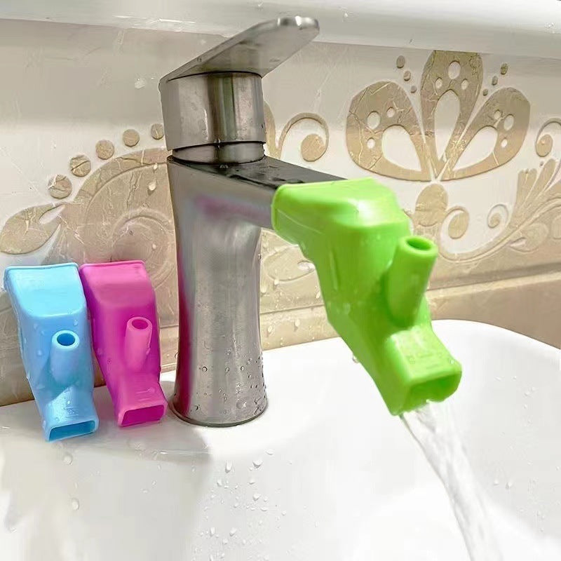 3-Pack Silicone Sink Faucet Extenders for Children