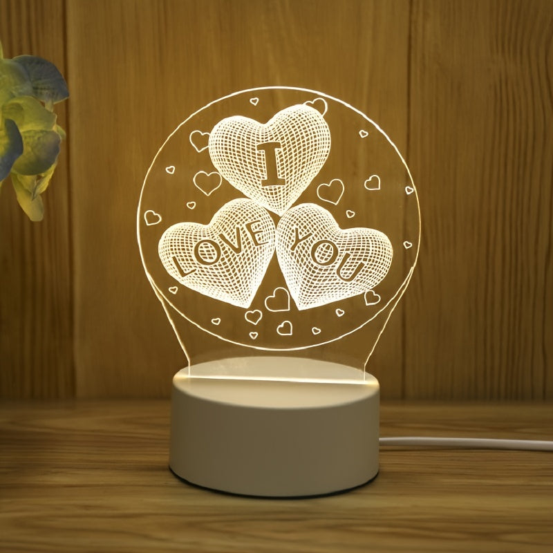 Home Children's Night Light, Table Lamp, Birthday Party Decor, Valentine's Day Bedside Lamp