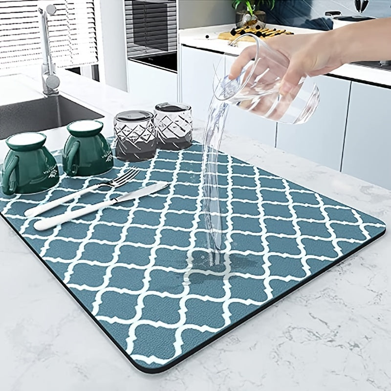 1pc Absorbent Coffee Mat for Kitchen Counter