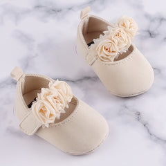 Flower Mary Jane Flats for Baby Girls