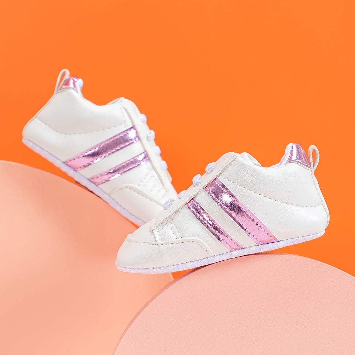 Infant Baby Girls Soft-soled Anti-slip Sneakers for Prewalker Stages