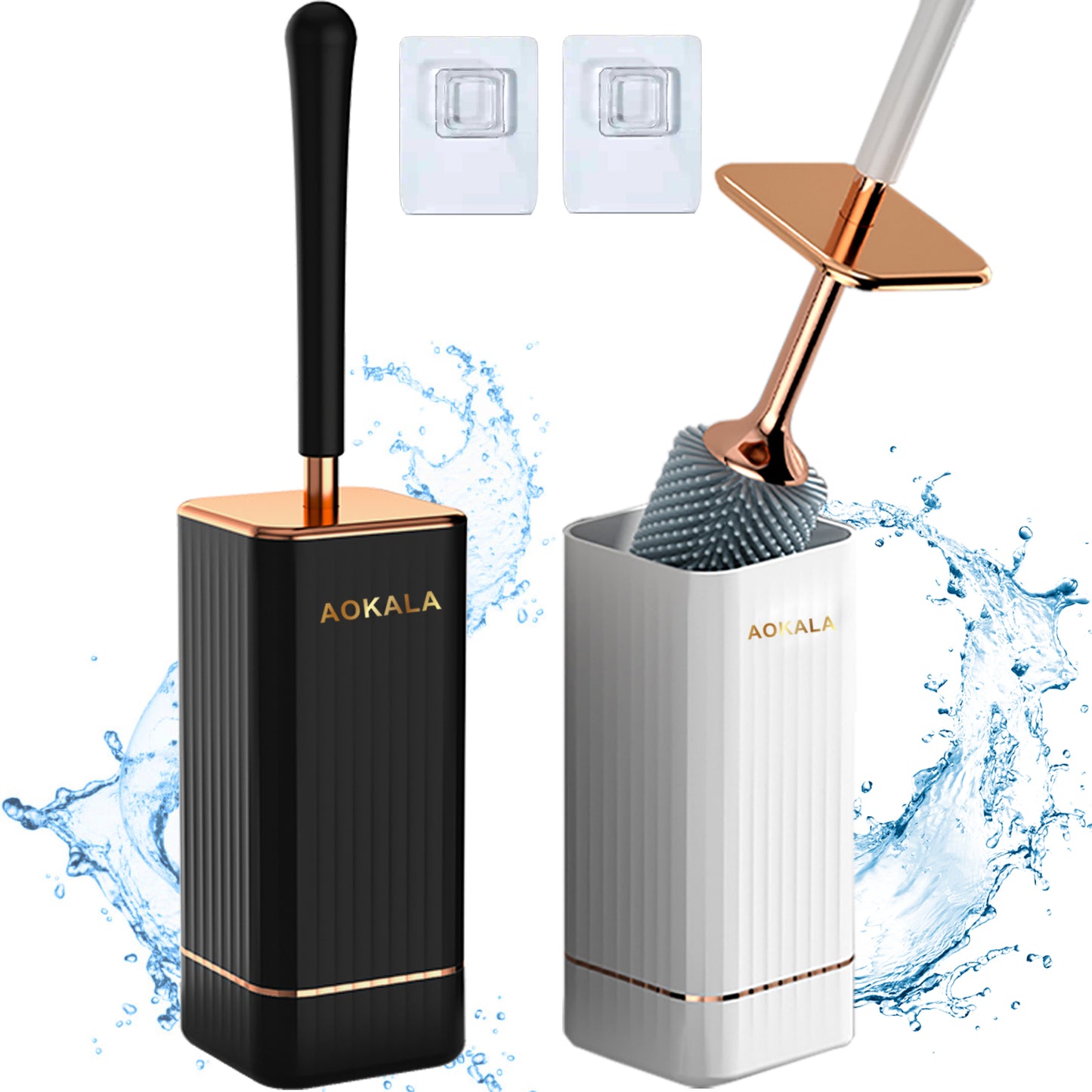 Aokala Toilet Brush and Holder Set