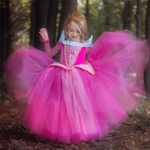 Fancy Beauty and the Beast Baby Girl Halloween Cosplay Costume for Carnival and Christmas Princess Dresses