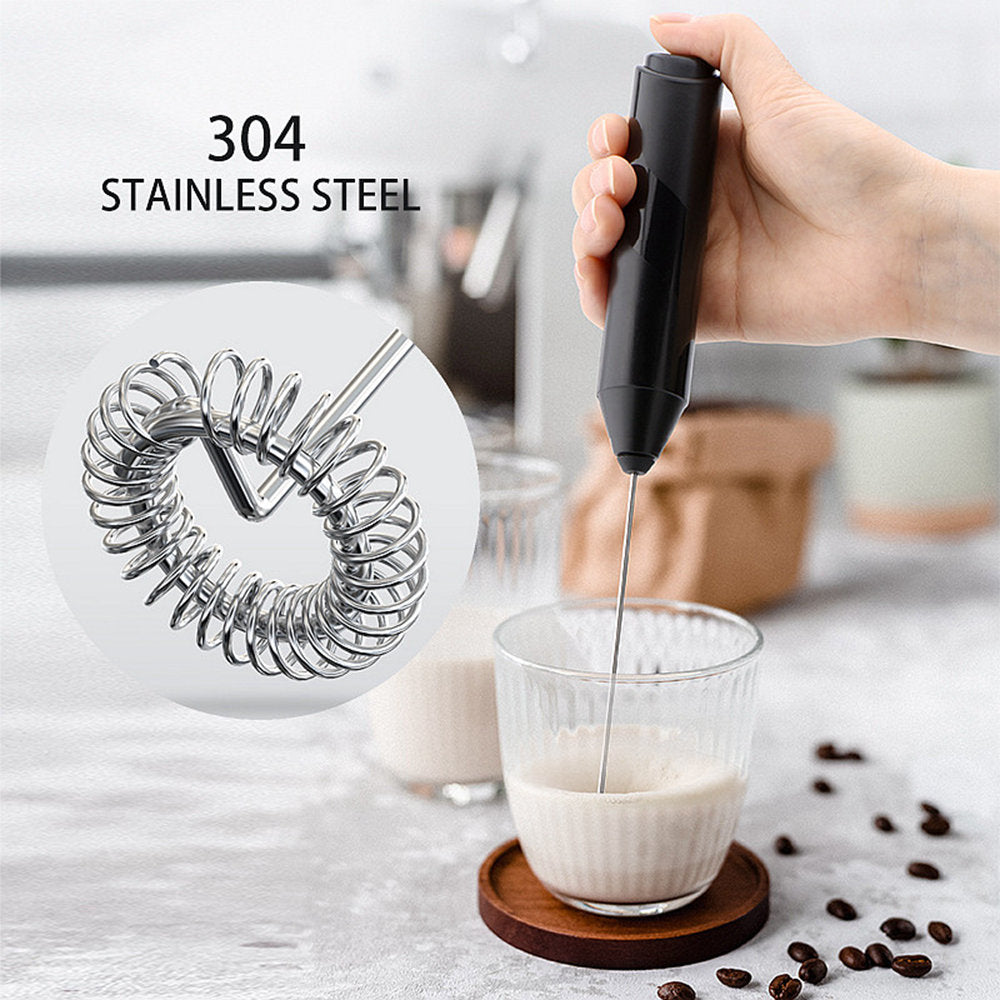 Portable Milk Frother Handheld Cappuccino Maker