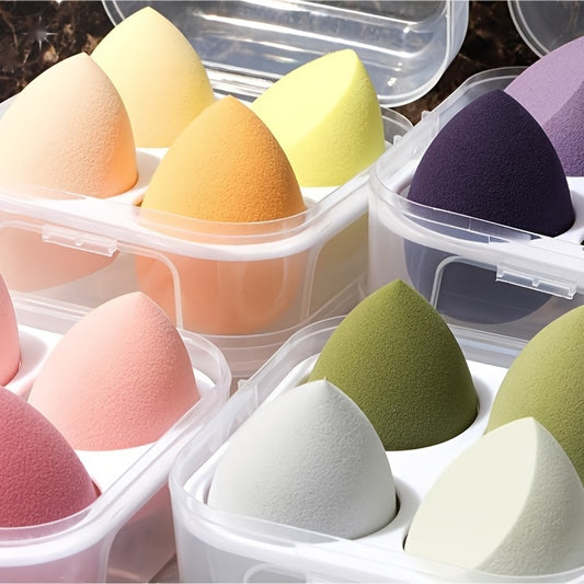 4pcs Makeup Sponge Set for Dry and Wet Use