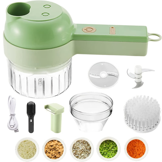 1-Piece 4-in-1 Vegetable Chopper