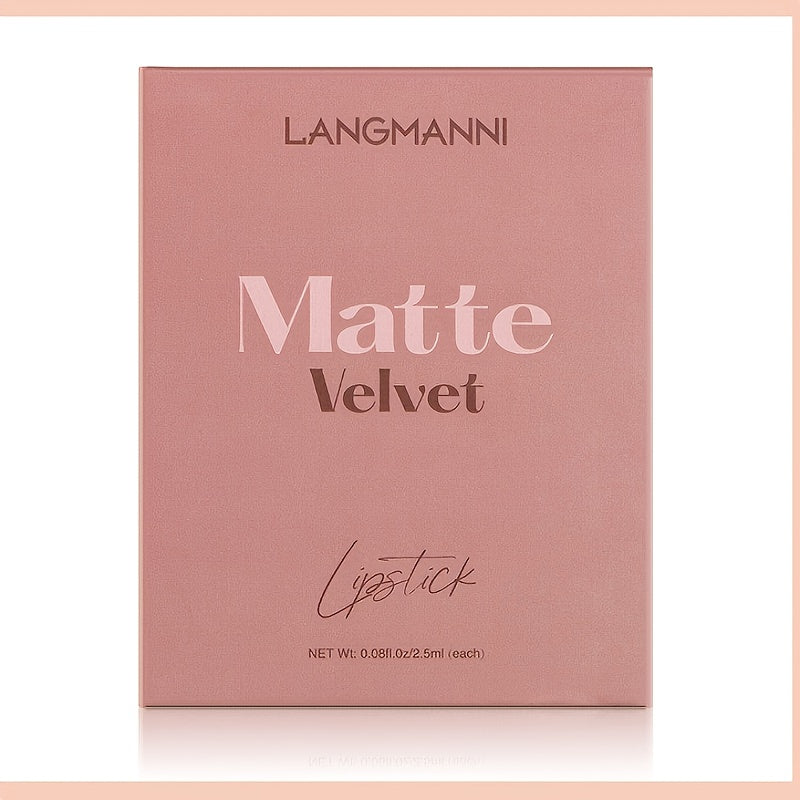 6-Piece Matte Velvet Lipgloss Waterproof Matte Mist Liquid Lipstick Set