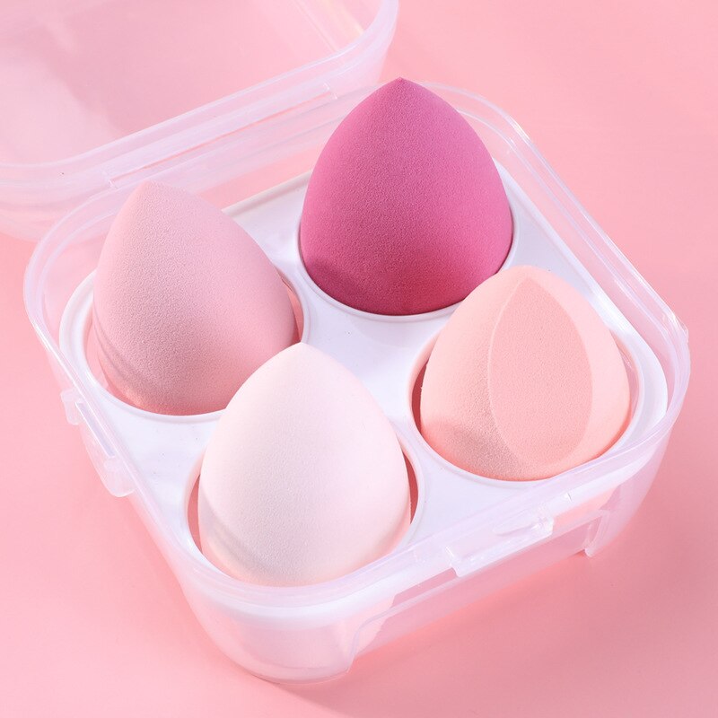 "Transform Your Makeup Game: 4 Piece Makeup Sponge Powder Puff Set for Flawless Application"