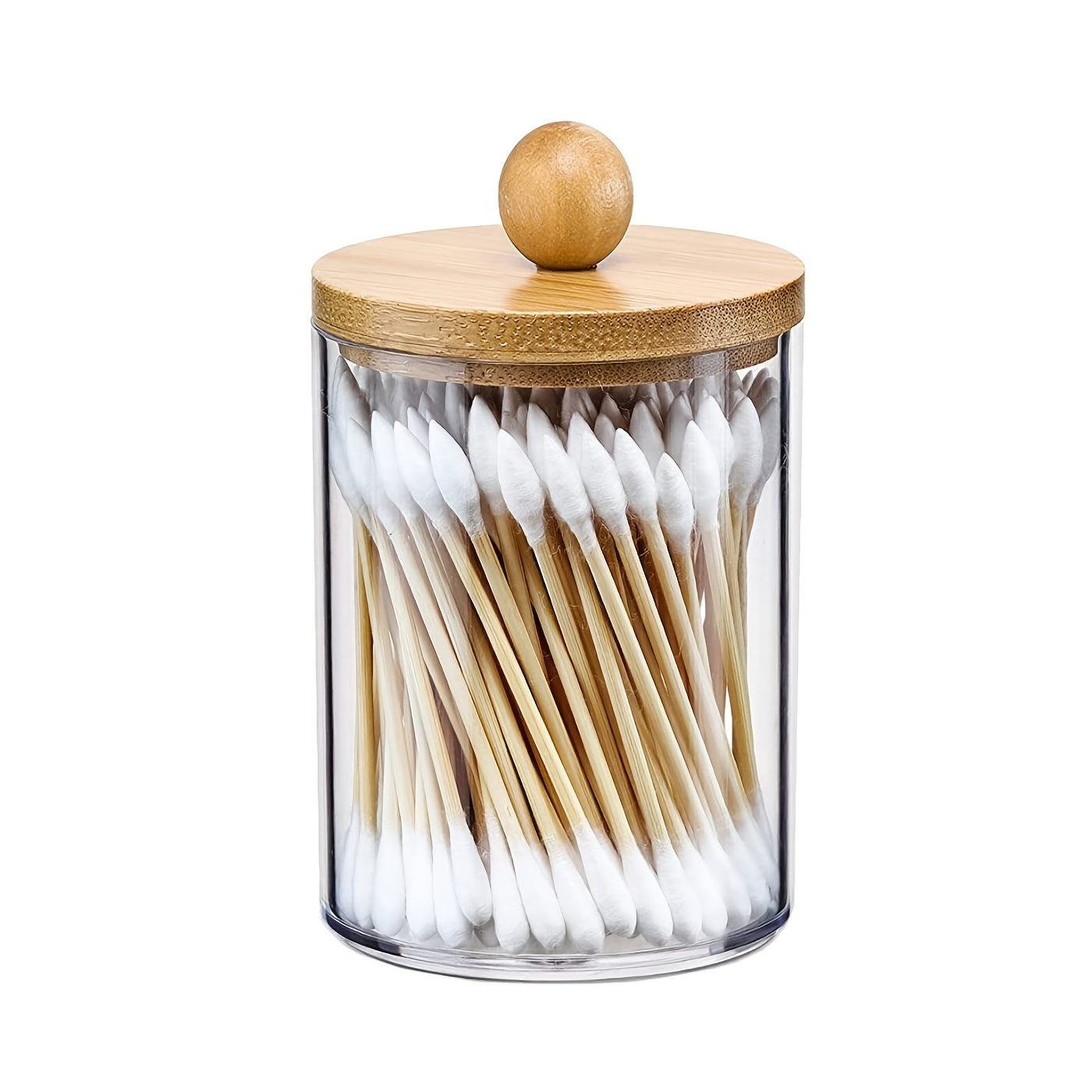 Bamboo Lid Apothecary Jar Set