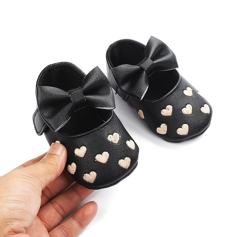 Infant Baby Girls Mary Jane Flats with Soft-soled Anti-slip Design