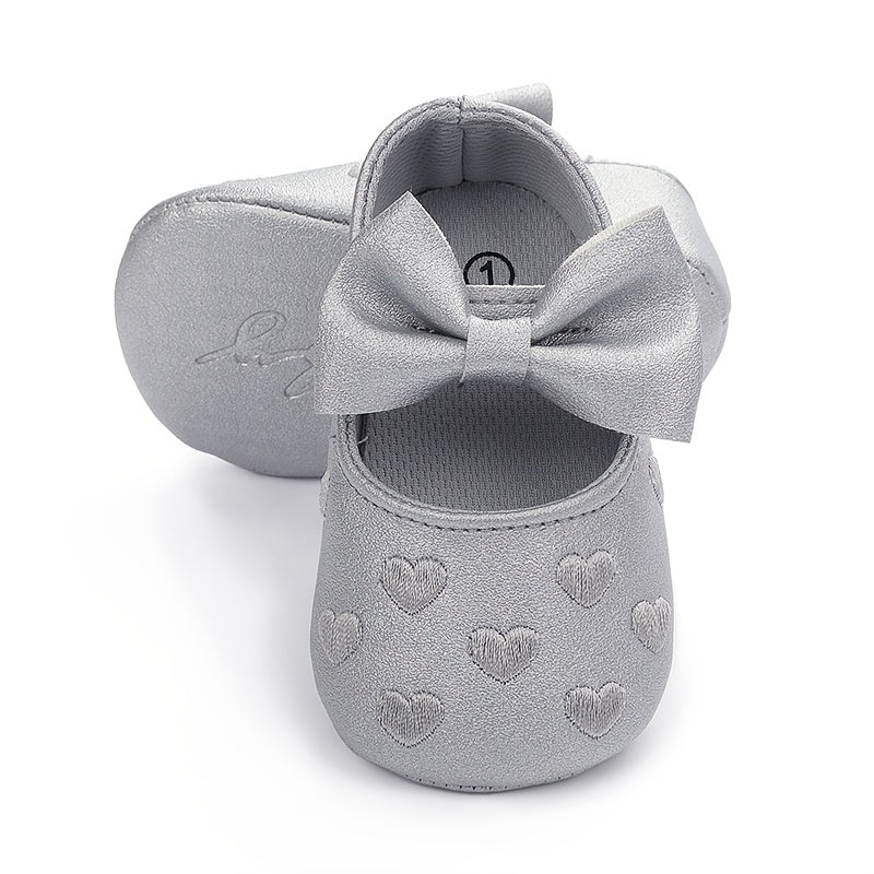 Infant Baby Girls Mary Jane Flats with Soft-soled Anti-slip Design