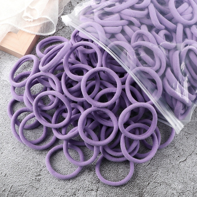 50PCS Solid Color Hairbands