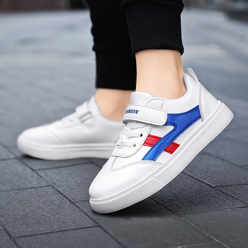 Boys' Casual Simple White Sneakers