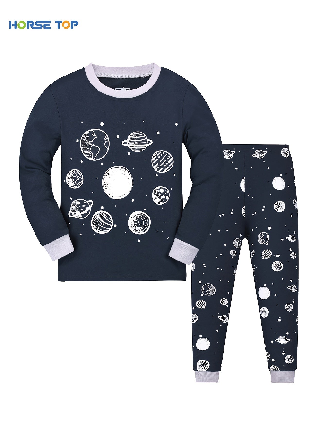 Boys' Space Print Pajama Set