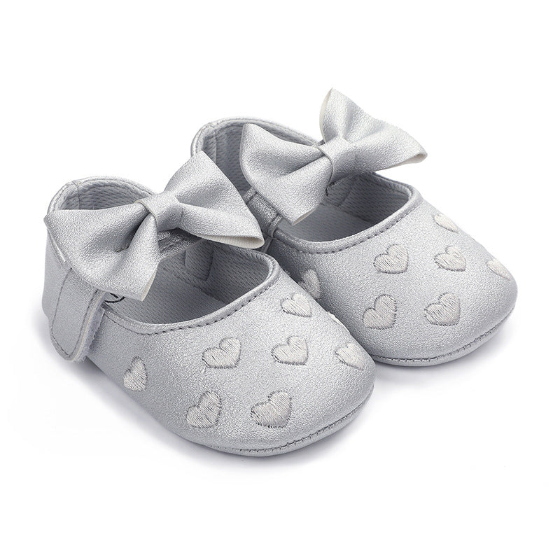 Infant Baby Girls Mary Jane Flats with Soft-soled Anti-slip Design