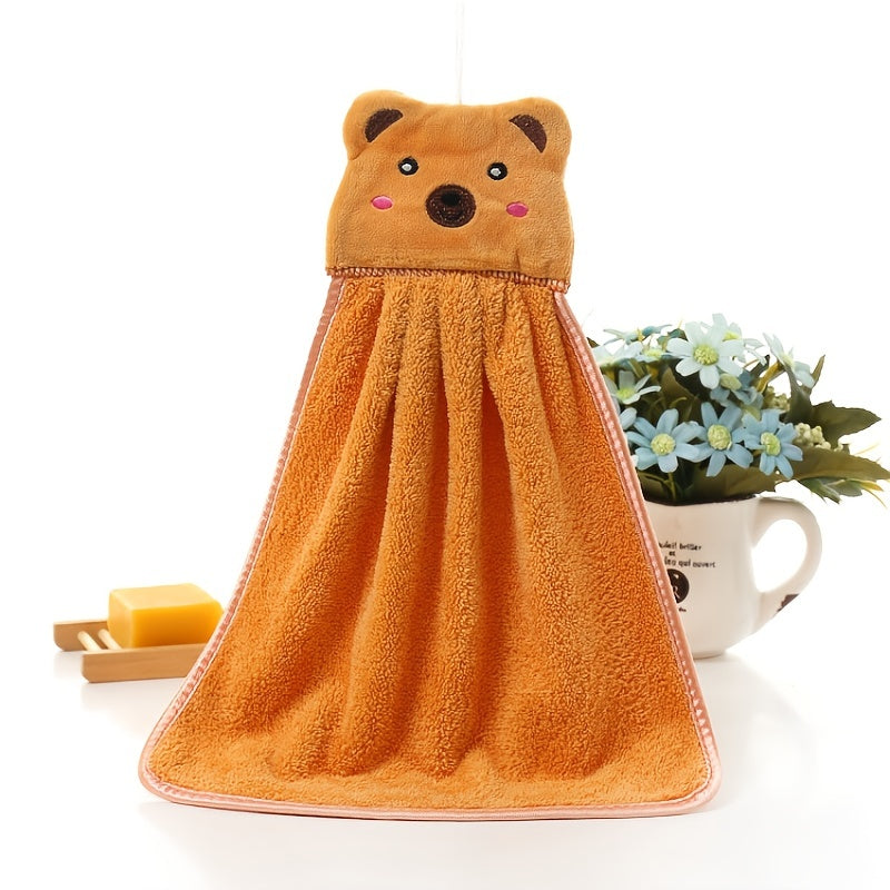 3PCS Cartoon Bear Kitchen Cleaning Towels