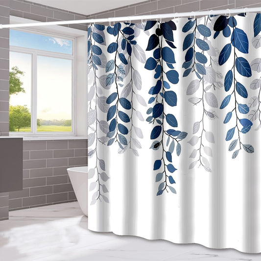 Blue Eucalyptus Shower Curtain