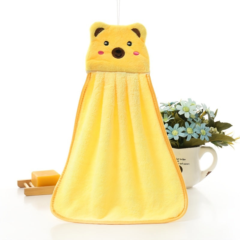 3PCS Cartoon Bear Kitchen Cleaning Towels