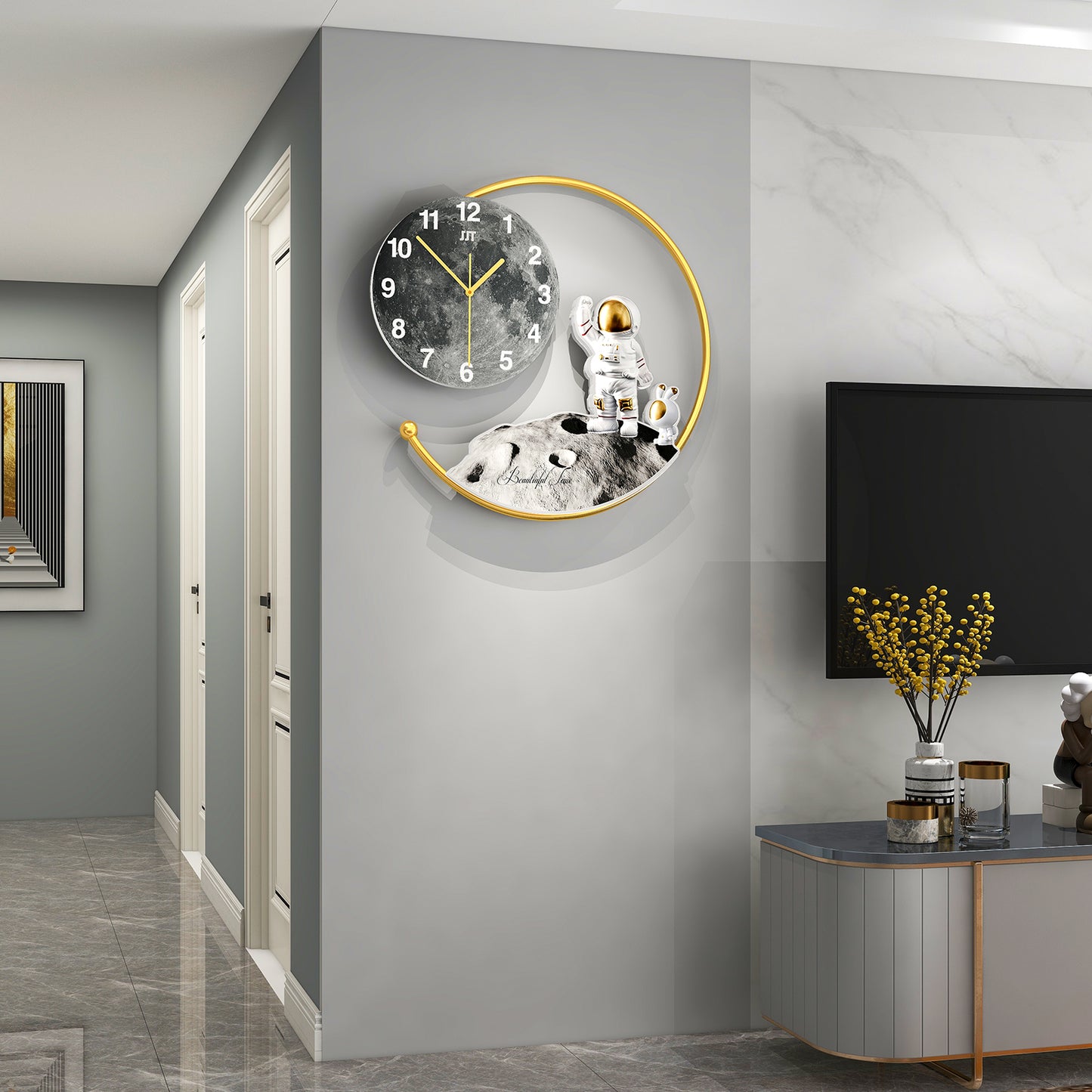 Astronaut Decor Wall Clock