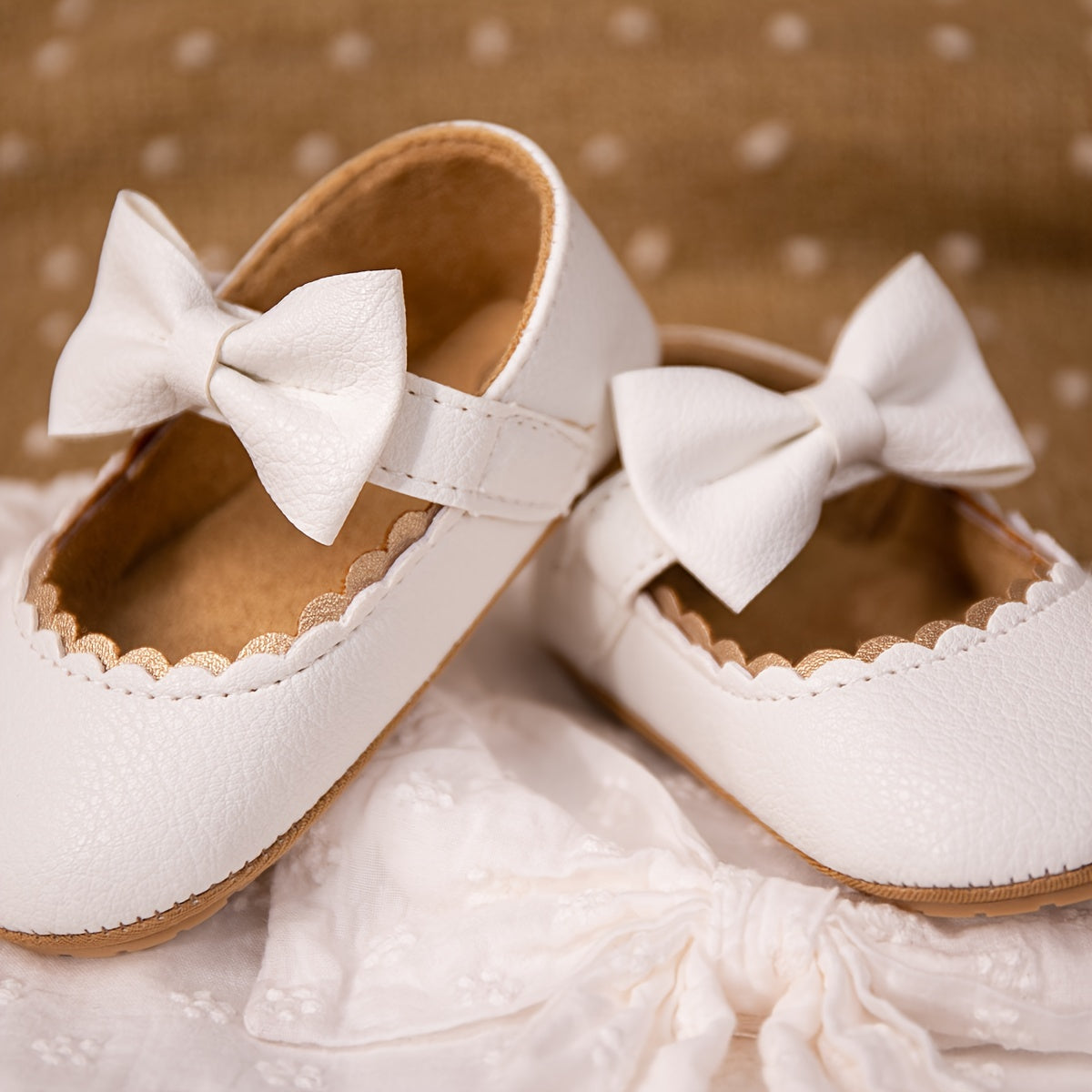 Infant Baby Girls Soft Sole Anti Slip Princess Dress Shoes