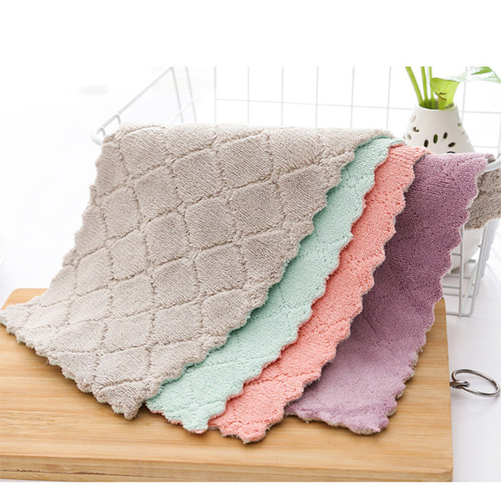 Microfiber Reusable Cleaning Dishcloth Set