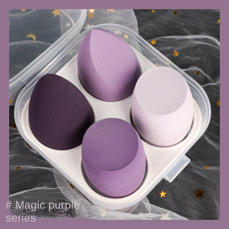 4pcs Makeup Sponge Set for Dry and Wet Use