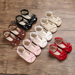 Infant Baby Girls Mary Jane Flats Prewalker Walking Shoes