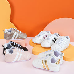 Infant Baby Girls Soft-soled Anti-slip Sneakers for Prewalker Stages