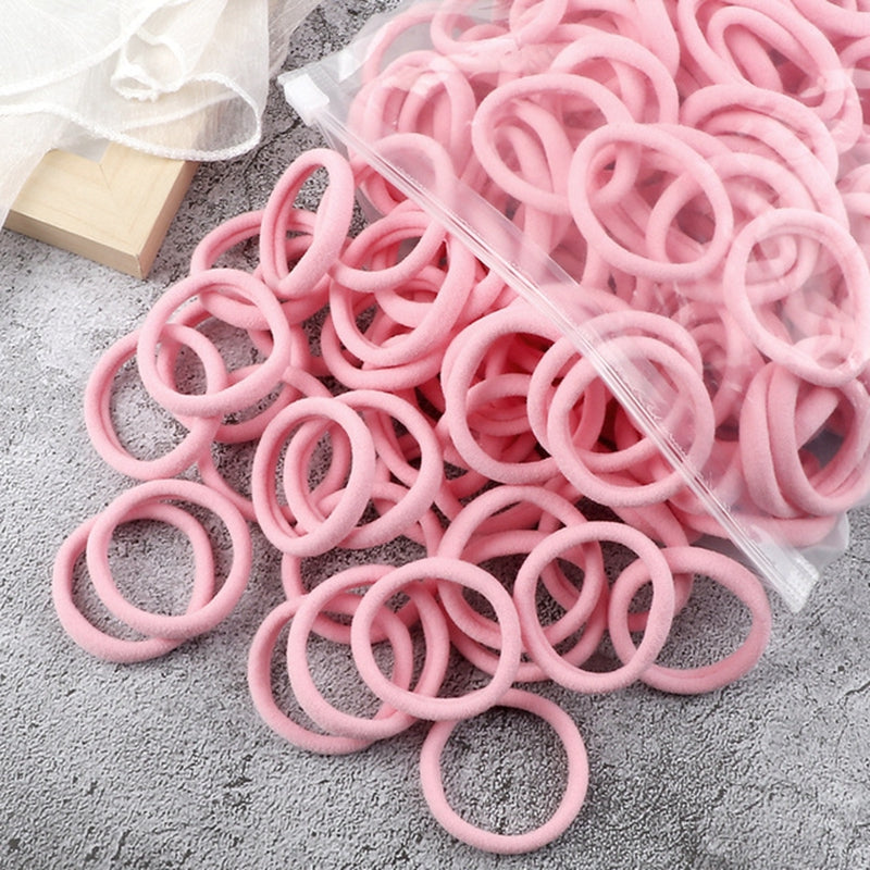 50PCS Solid Color Hairbands