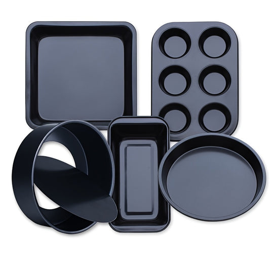 6 Cup Non-Stick Carbon Steel Baking Set