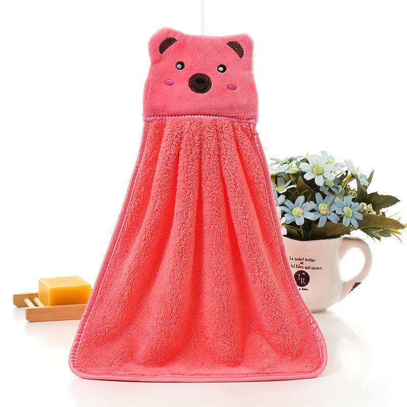 3PCS Cartoon Bear Kitchen Cleaning Towels