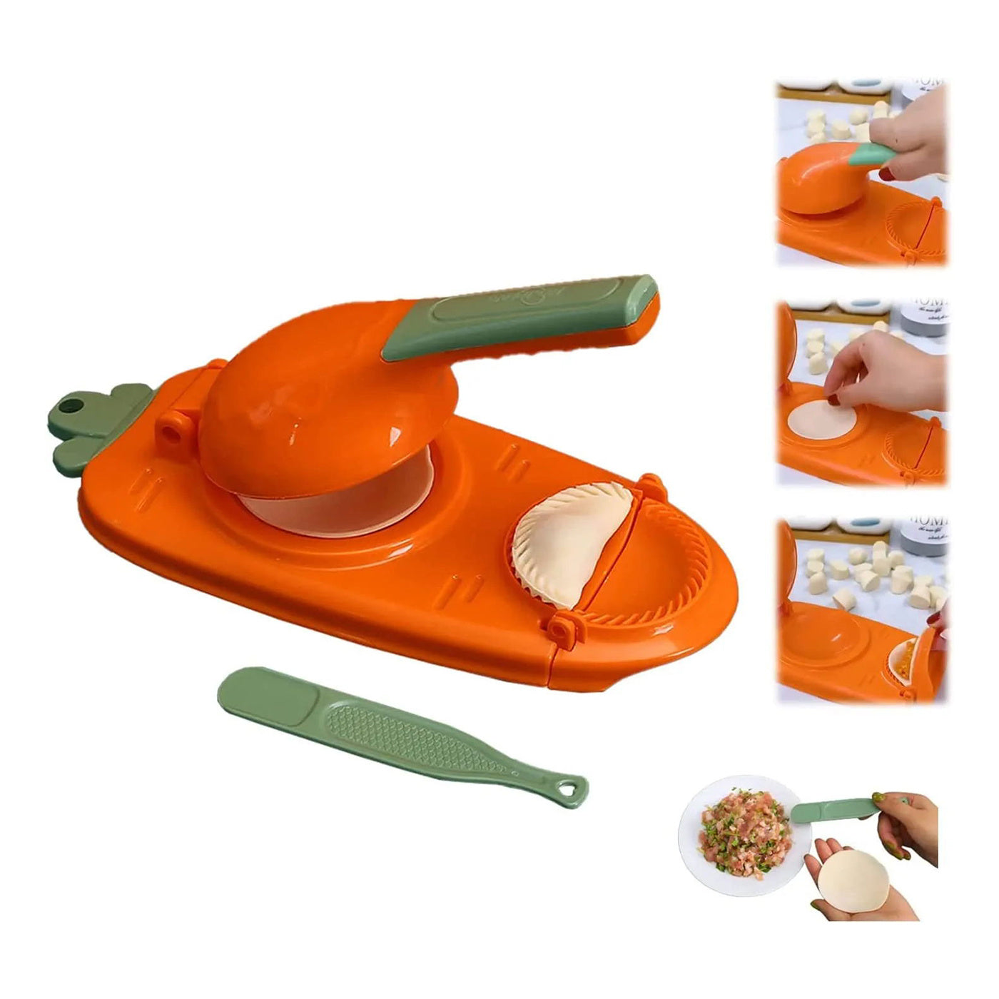 1-Piece 10"/9" 2-in-1 Dumpling Maker