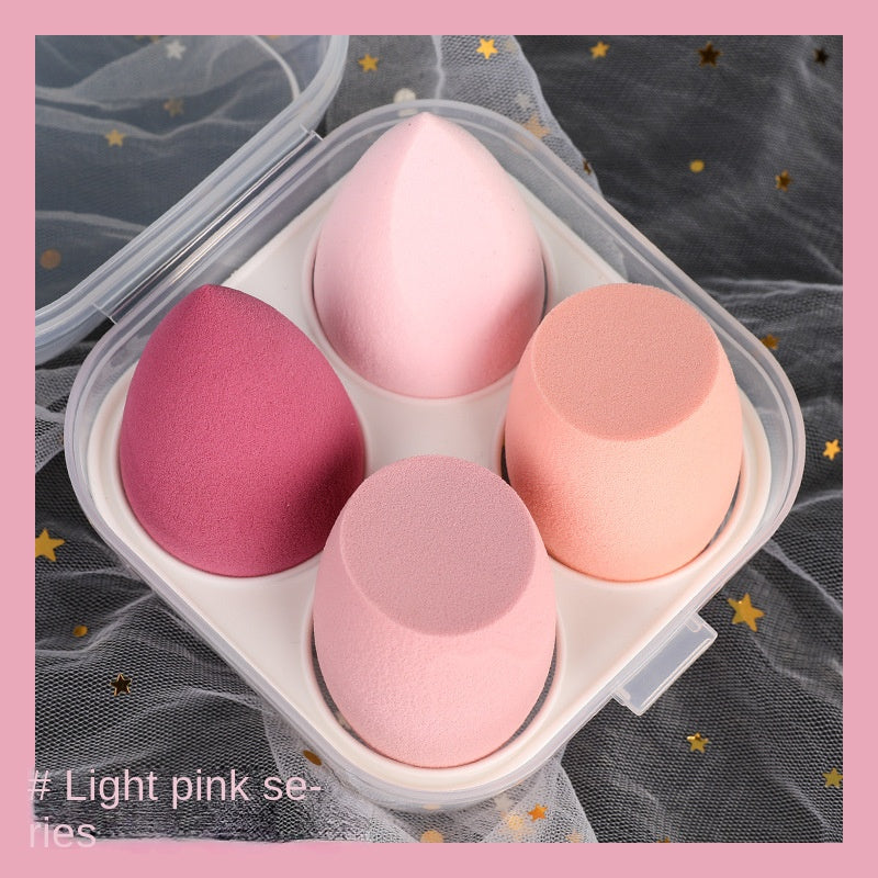 4pcs Makeup Sponge Set for Dry and Wet Use