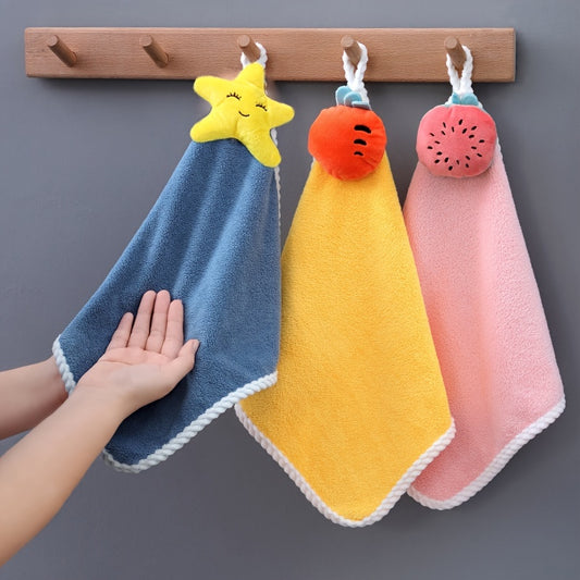 3PCS Cartoon Kitchen Cleaning Towels