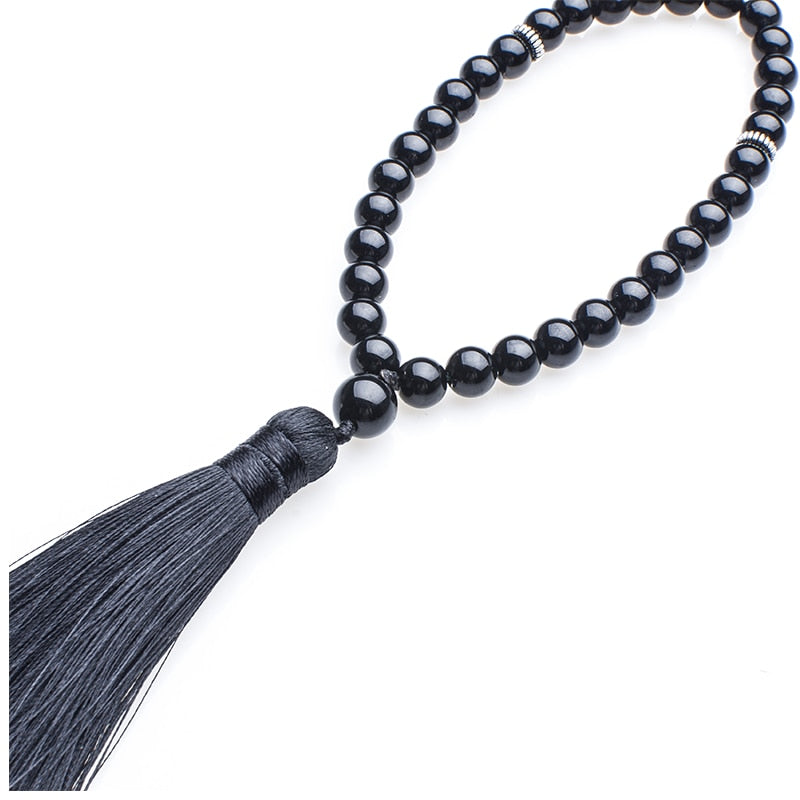 8mm Black Onyx Tasbih Prayer Beads