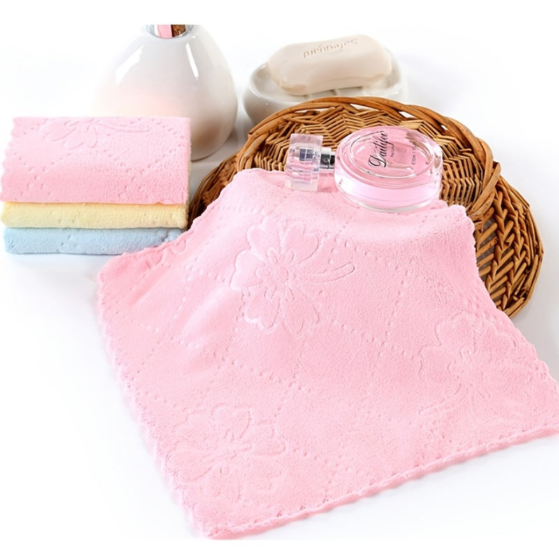 3-Pack Microfiber Square Cleaning Towels