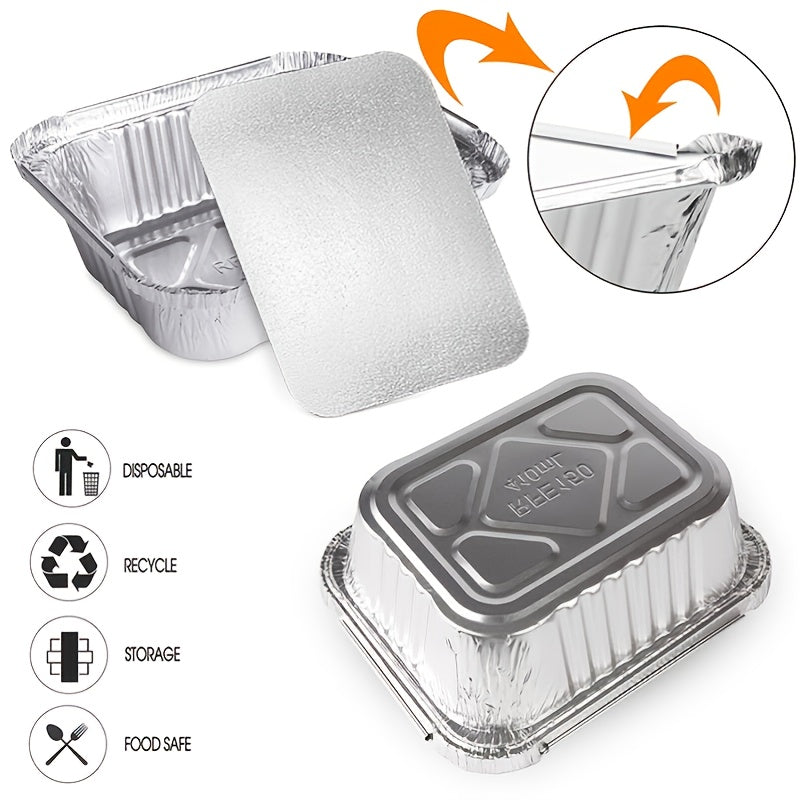 20/50 Piece Disposable Foil Baking Pan Set